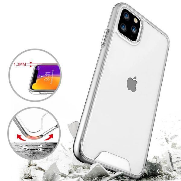 Чохол TPU Space Case transparent для Apple iPhone 11 Pro Max (6.5") Прозорий 238359 фото