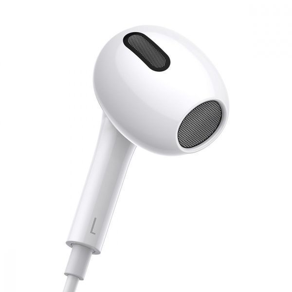 Дротові Навушники BASEUS Encok Type-C Lateral In-ear Wired Earphone C17 (NGCR010002) White 269119 фото