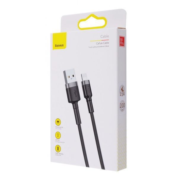 Кабель Baseus Lightning Kevlar Lightning USB кабель 2m (CALKLF-C19) Red 216081 фото