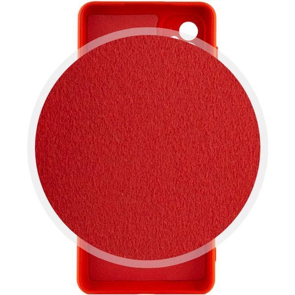Чохол TPU GETMAN Liquid Silk Full Camera для Samsung Galaxy A04s Червоний / Red 397540 фото