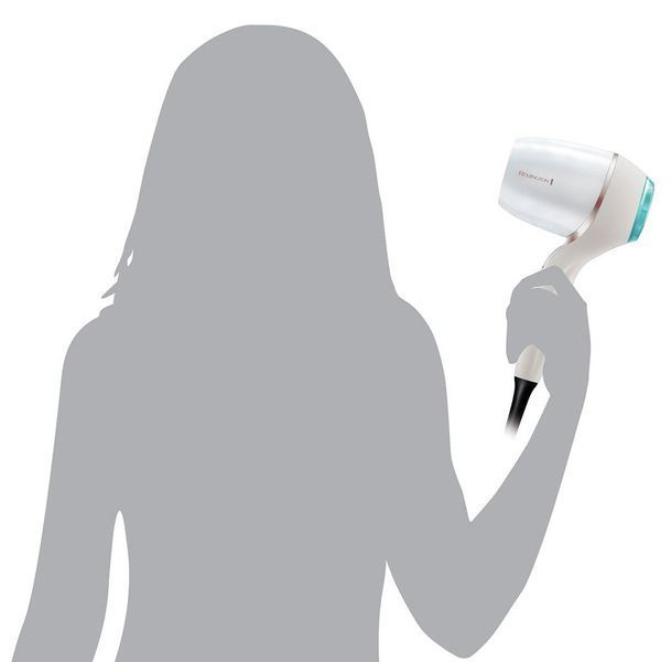 Фен Remington HYDRAluxe PRO, 2200Вт, 3 режими, дифузор, іоніз-я, хол. обдув, білий (EC9001) 368735 фото