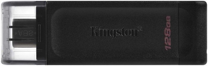 Флеш-накопичувач USB3.2 128GB Type-C Kingston DataTraveler 70 Black (DT70/128GB) 339167 фото