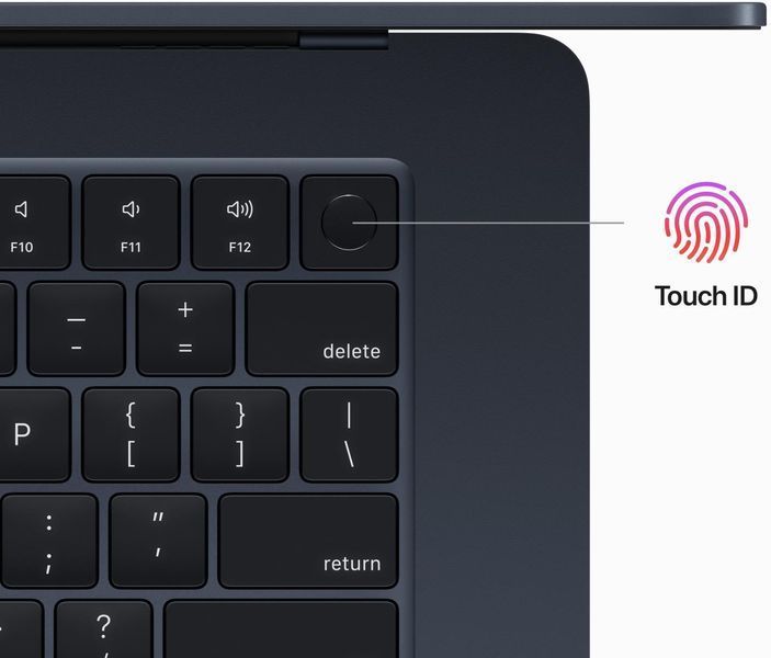 Ноутбук Apple MacBook Air 15.3 8CPU/10GPU/8GB/512GB Midnight MRYV3 (M3) 2024 287492 фото