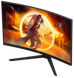 Монiтор TFT AOC 31.5&rdquo; CQ32G4VE VA QHD Curved 180Hz 2*HDMI DP Black 319100 фото 3