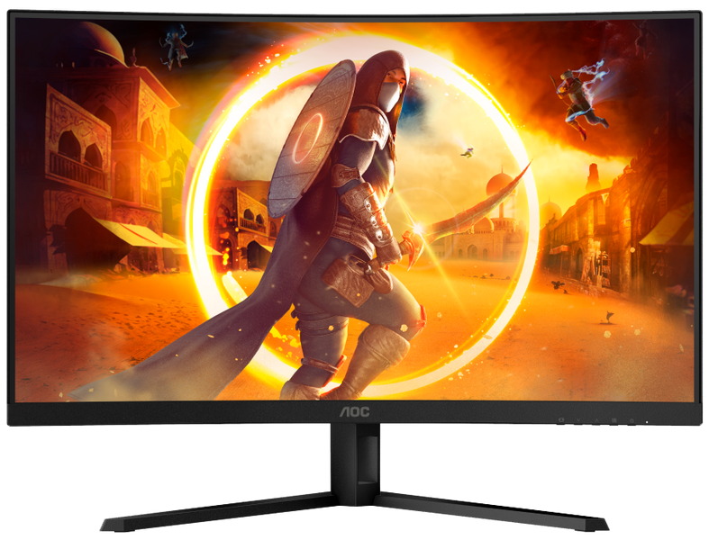Монiтор TFT AOC 31.5&rdquo; CQ32G4VE VA QHD Curved 180Hz 2*HDMI DP Black 319100 фото