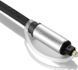 Кабель UGREEN AV108 Toslink Optical Audio Cable 1m (10539) Black 314304 фото 4
