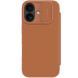 Шкіряний чохол-книжка Nillkin Qin Pro Camshield для Apple iPhone 17 (6.3") Brown 401084 фото 3