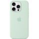 Чохол Silicone case (AAA) with Magsafe and Animation для Apple iPhone 16 Pro Max (6.9") Aquamarine 394406 фото 2