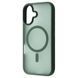 Чохол WAVE Matte Insane Case with Magnetic Ring iPhone 16 green 334039 фото 1
