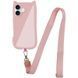 Чохол TPU GETMAN Cat with straps для Apple iPhone 16 Plus (6.7") Pink 357614 фото 2