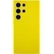 Чохол TPU GETMAN Liquid Silk Full Camera для Samsung Galaxy S24 Ultra Жовтий / Flash 397590 фото 1