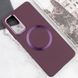 TPU чохол Bonbon Metal Style with MagSafe для Samsung Galaxy A15 4G/5G / M15 5G Бордовий / Plum 325001 фото 3