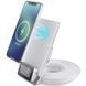 Бездротовий зарядний пристрій WiWU Power Wireless Fast Charger 4 in 1 (M11) White 355930 фото 1