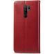 Шкіряний чохол книжка GETMAN Gallant (PU) для Xiaomi Redmi Note 8 Pro Червоний 272421 фото 4
