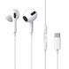 Дротові Навушники BASEUS Encok Type-C Lateral In-ear Wired Earphone C17 (NGCR010002) White 269119 фото 1