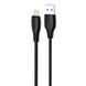 Кабель Proove Simple Silicone USB to Lightning 2.4A (1m) black (CCSS12001101) 388081 фото 1