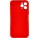 Силіконовий чохол Candy Full Camera для Apple iPhone 11 Pro Max (6.5") Червоний / Red 205927 фото 2
