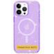 Чохол TPU Galaxy Sparkle (MagFit) для Apple iPhone 16 Pro (6.3") Purple+Glitter 317031 фото 4