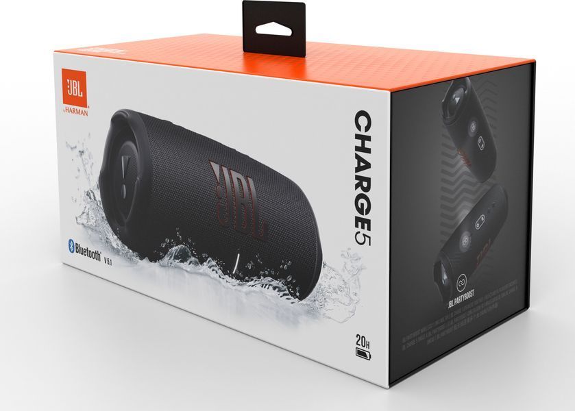 Портативна акустика JBL CHARGE 5 (JBLCHARGE5BLK) Black 190091 фото