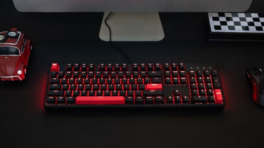 Клавіатура механічна Lemokey X3 104Key, Keychron Brown, USB-A, QMK/VIA, Hot-Swap, EN/UKR, RGB, чорний (X3-H3-UA) 371663 фото