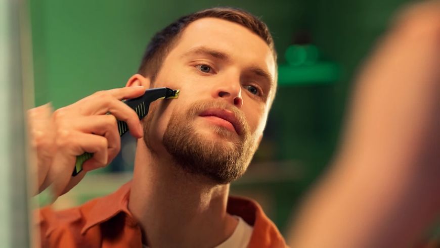Бритва електр. Philips OneBlade Pro, Li-Ion, сух.+волог., індикатор заряду, чорний (QP6506/15) 371620 фото