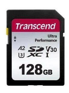 Карта пам'яті Transcend SD 128GB C10 UHS-I U3 A2 R160/W90MB/s 4K (TS128GSDC340S) 370896 фото