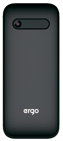 Мобільний телефон ERGO E241 Dual Sim (чорний) 305244 фото