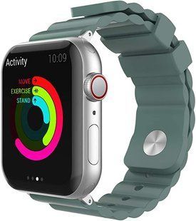 AhaStyle Premium Rugged Silicone Band for Apple Watch 42/44/45 mm Green 264656 фото