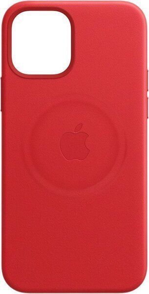 Чохол-накладка Apple iPhone 12/12 Pro Leather Case with MagSafe - (PRODUCT)RED (MHKD3) 175842 фото