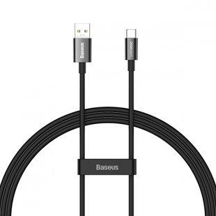 Кабель Baseus Superior Series (SUPERVOOC) Fast Charging Data Type-C 65W (2m) CAYS001001 Black 275967 фото