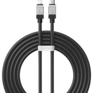 Кабель Baseus CoolPlay Series Type-C To Lightning 20W (2m) CAKW000101 Black 278157 фото