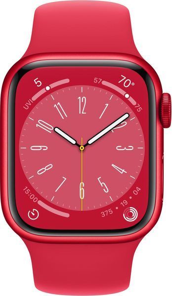 Смарт-годинник Apple Watch Series 8 GPS + LTE 41mm Product Red Aluminum Case Red Band MNJ23 266771 фото