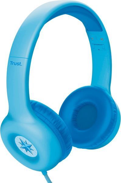 Навушники Trust Nouna Headphones mini-jack, Mic, Синій 363338 фото