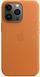 Чохол-накладка Apple iPhone 13 Pro Leather Case with MagSafe - Golden Brown (MM193) 216905 фото 1