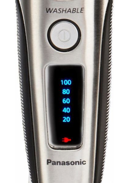 Бритва електр. Panasonic сіткова, 13000 об/хв, бритв.головок-3, Li-Ion, сух.+волог., тример, сірий (ES-LT4N-S820) 363168 фото
