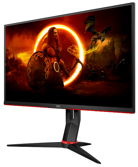 Монiтор TFT AOC 27" 27G2ZN3/BK VA FHD 300nit 280Hz 2*HDMI DP Pivot Black/Red 319095 фото