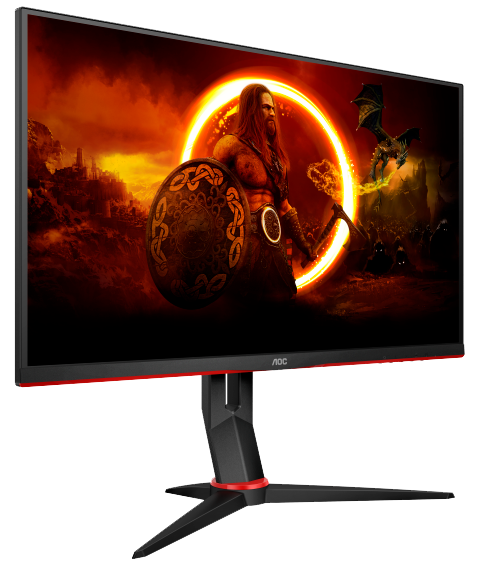Монiтор TFT AOC 27" 27G2ZN3/BK VA FHD 300nit 280Hz 2*HDMI DP Pivot Black/Red 319095 фото