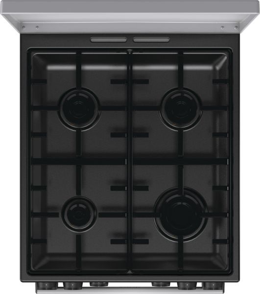 Плита Gorenje комбінована, 70л, 50x60см, дисплей, IconLed, емальовані, нерж (GK5C43SH) 374272 фото