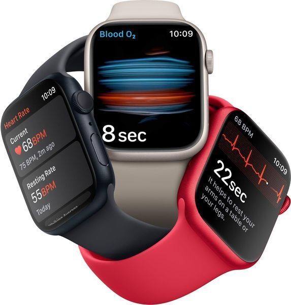 Смарт-годинник Apple Watch Series 8 GPS + LTE 41mm Product Red Aluminum Case Red Band MNJ23 266771 фото