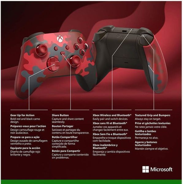 Геймпад Microsoft Xbox Series X | S Wireless Controller Daystrike Camo (QUA-00017/QAU-00017/QAU-00016) 348408 фото