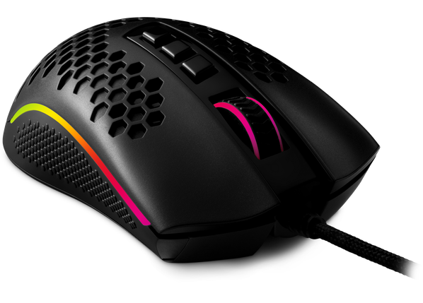 Миша REDRAGON Storm M808 RGB Optical, Ultralight чорна (77854) 306670 фото