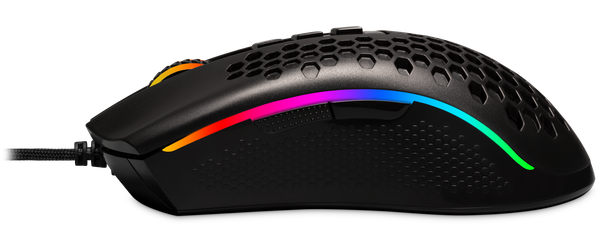Миша REDRAGON Storm M808 RGB Optical, Ultralight чорна (77854) 306670 фото