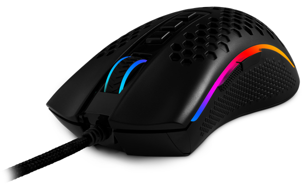 Миша REDRAGON Storm M808 RGB Optical, Ultralight чорна (77854) 306670 фото