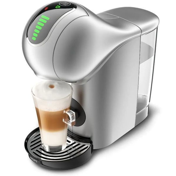 Кавоварка Krups капсульна Dolce Gusto Genio S Touch, 0.8л, капсули, сенcорне керування, сріблястий (KP440E10) 373172 фото