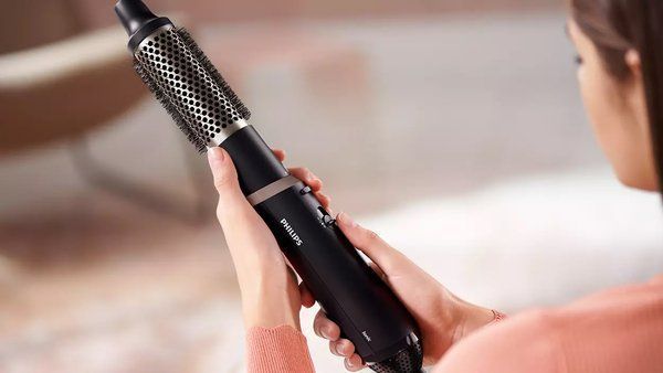 Фен-щітка Philips 3000 Series, 800Вт, 3 режими, хол. обдув, кераміка, сірий (BHA301/00) 366556 фото