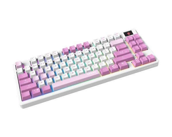 Клавіатура GAMING VIOLET UA FORGE GK600 TKL W VIOLET MSI 393880 фото
