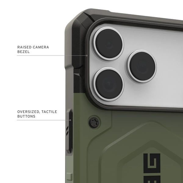Чохол UAG для iPhone 17 Pro Max, Pathfinder MagSafe, Olive (114549117272) 398373 фото