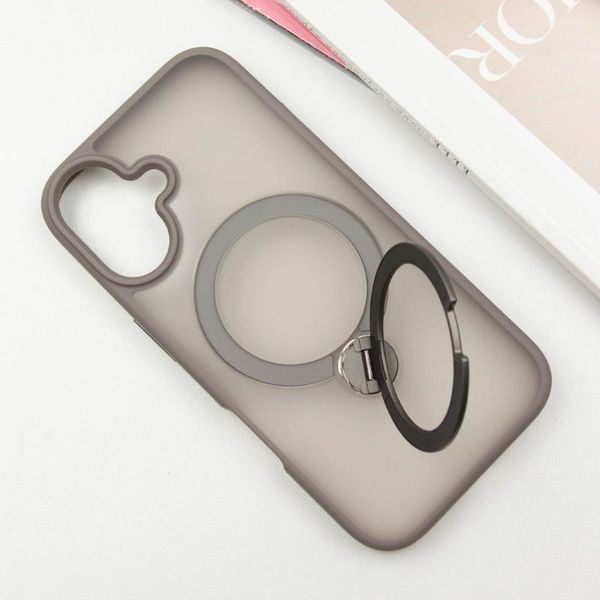 Чохол Ummi Colorful with MagSafe HQ Ring для Apple iPhone 16 (6.1") Grey 402102 фото