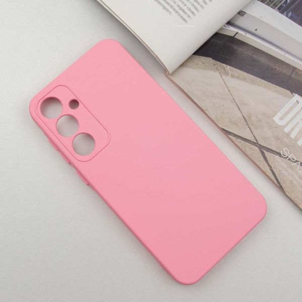Чохол TPU GETMAN Liquid Silk Full Camera для Samsung Galaxy S24 Рожевий / Pink 397585 фото