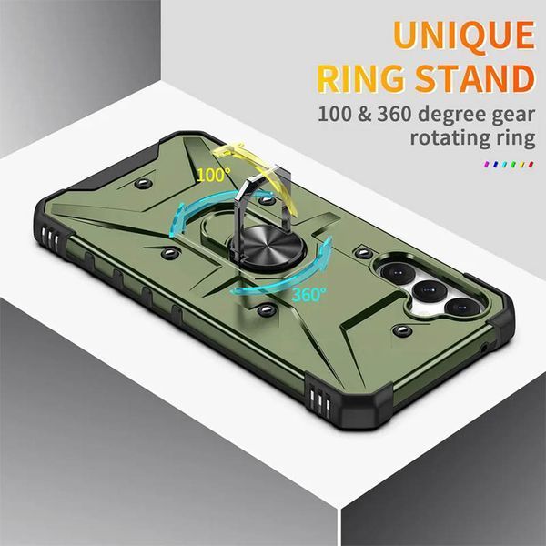 Ударостійкий чохол Pathfinder Ring для Samsung Galaxy A54 5G Зелений / Army Green 267962 фото